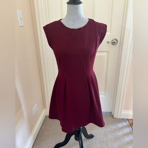 Topshop burgundy dress
